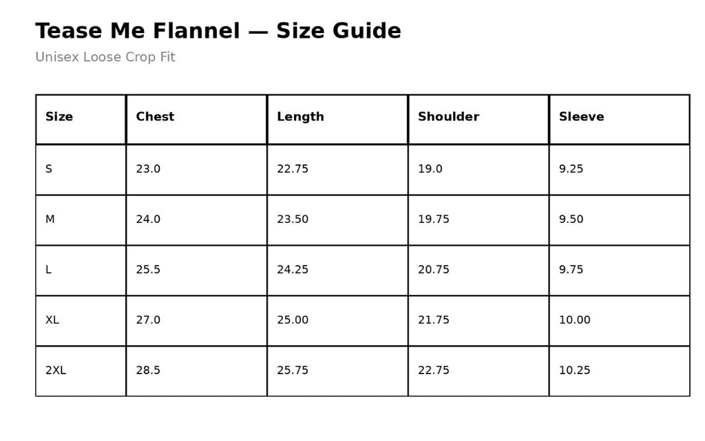 Tease Me Flannel