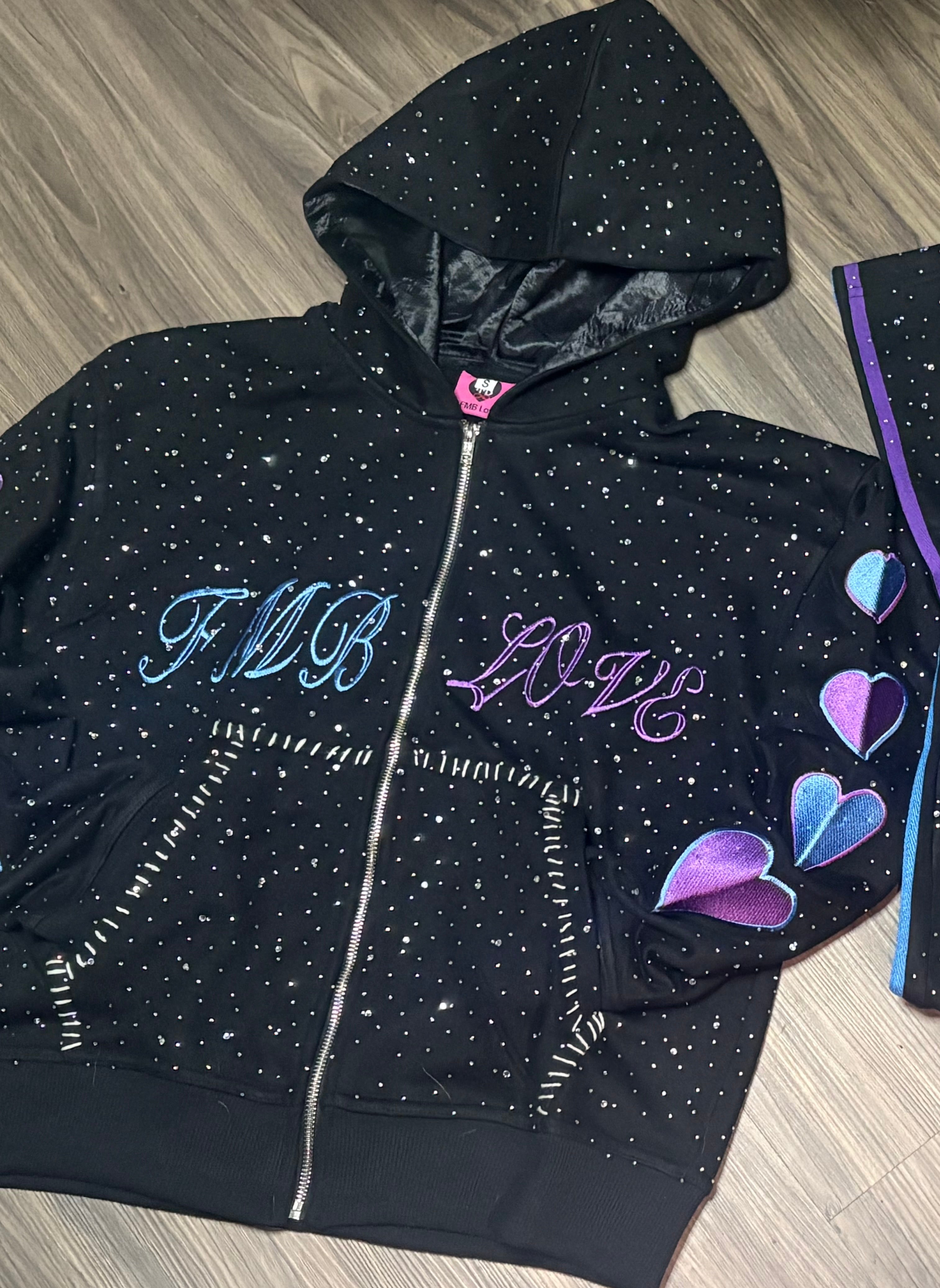 Heart On My Sleeve Zip Up