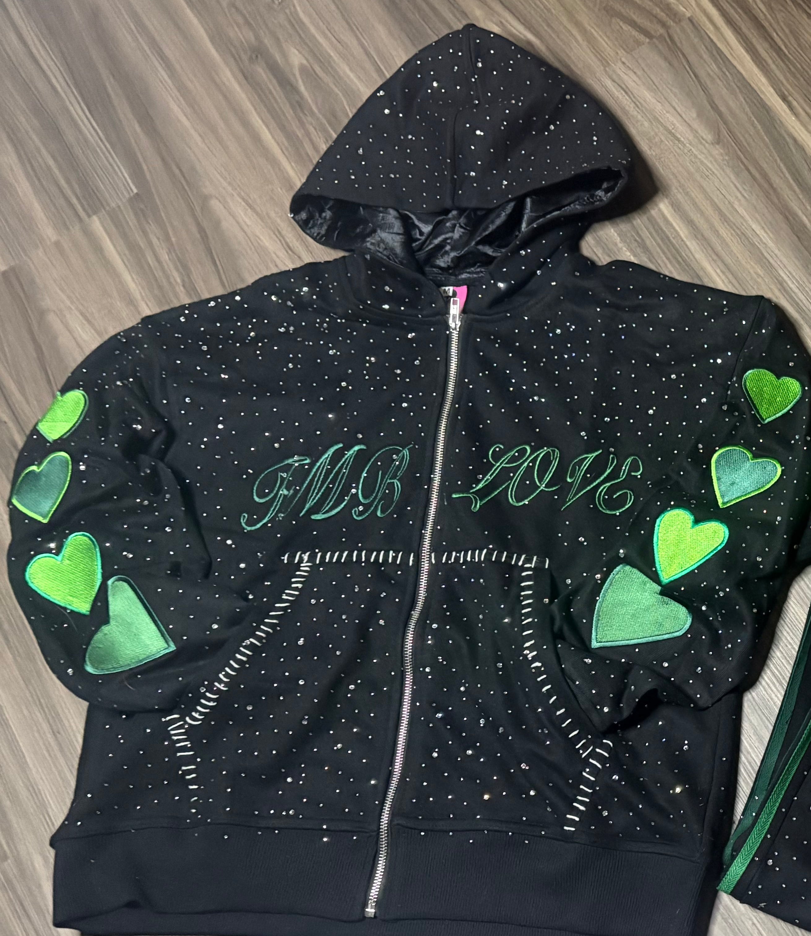 Heart On My Sleeve Zip Up