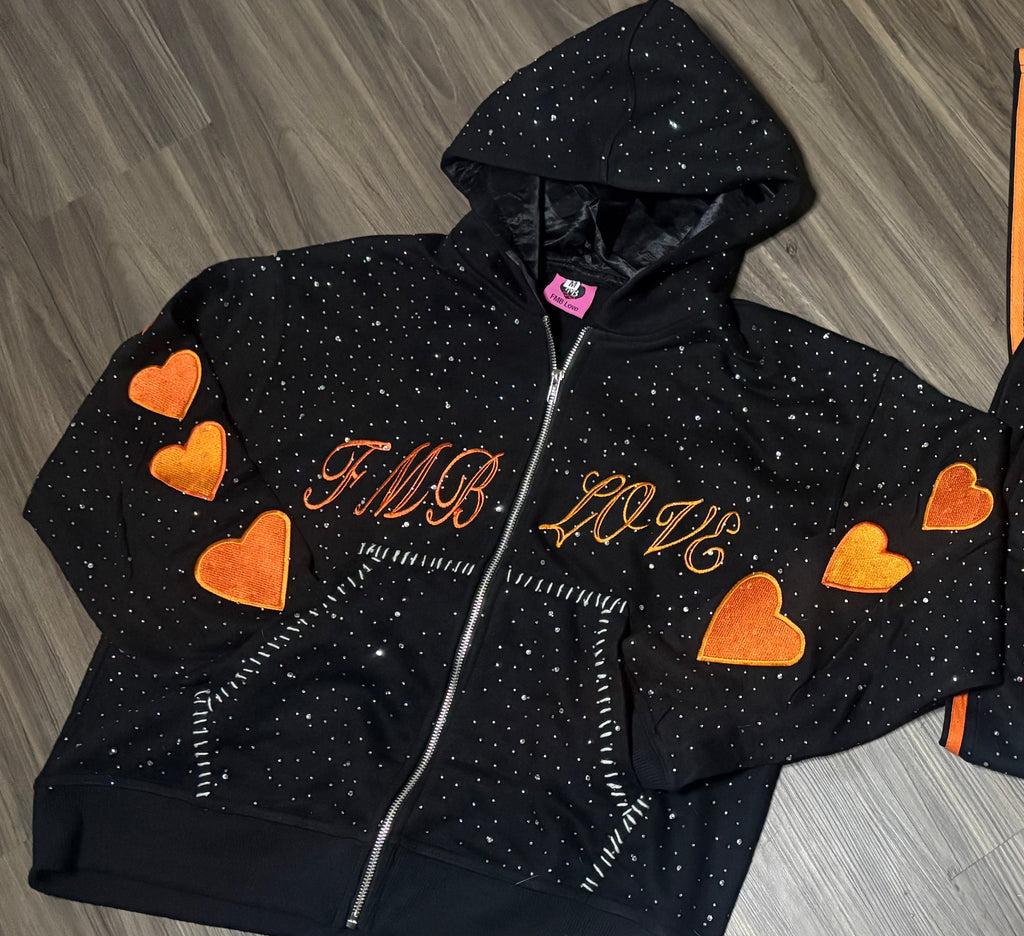 Heart On My Sleeve Zip Up