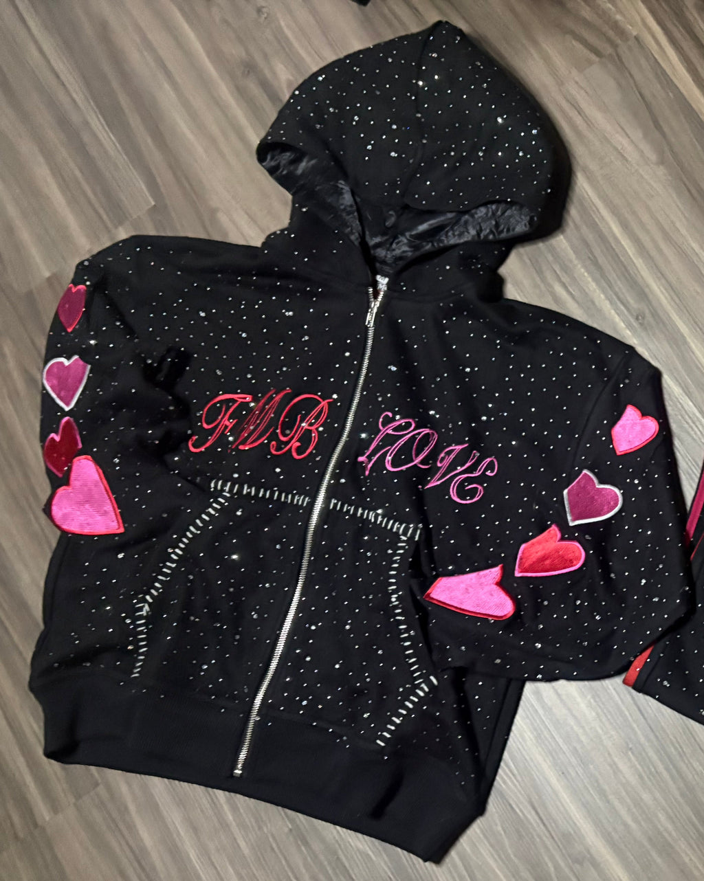 Heart On My Sleeve Zip Up