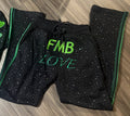 FMBLOVE Rhinestone Sweatpants